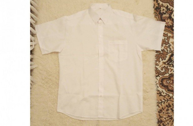 MOL logós rövid ujjú fehér ingek. 40-es, 41-es méret.Új,bontatlan!!