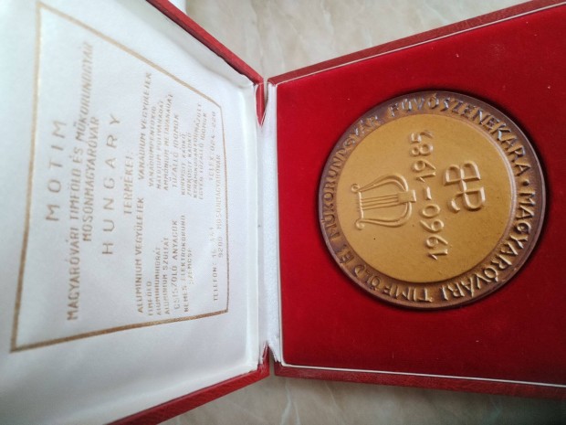 MOTIM 1960-1985 jubileumi Mosomagyarvri emlkrem sajt