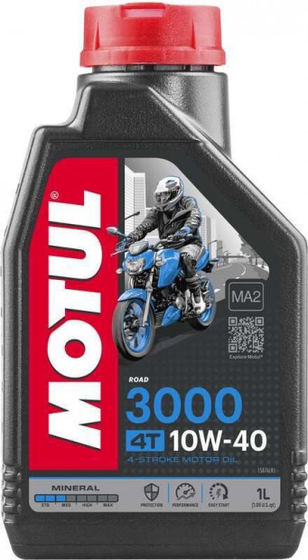 MOTUL 3000 4T Motorolaj - 10W40 1L x12- 1 LITER