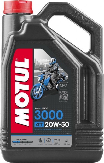 MOTUL 3000 4T Motorolaj - 20W50 4L x4