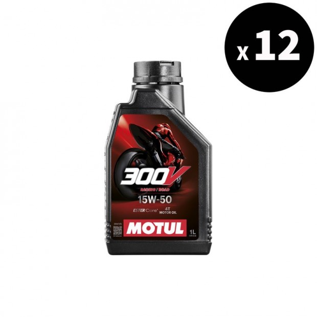 MOTUL 300V Factory Line Road Racing 4T motorolaj 15W50 1L (12 db)