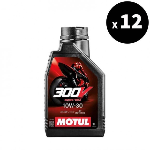 MOTUL 300V Factory Line Road Racing 4T motorolaj - 10W30 1L x12