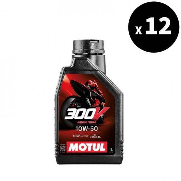 MOTUL 300V Factory Line Road Racing 4T motorolaj - 10W50 1L x12