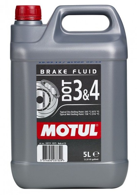 MOTUL DOT 3&4 fékfolyadék - 5L x4