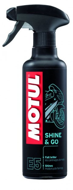 MOTUL E5 Shine &amp; Go szilikon tisztt - 400ml spray x12