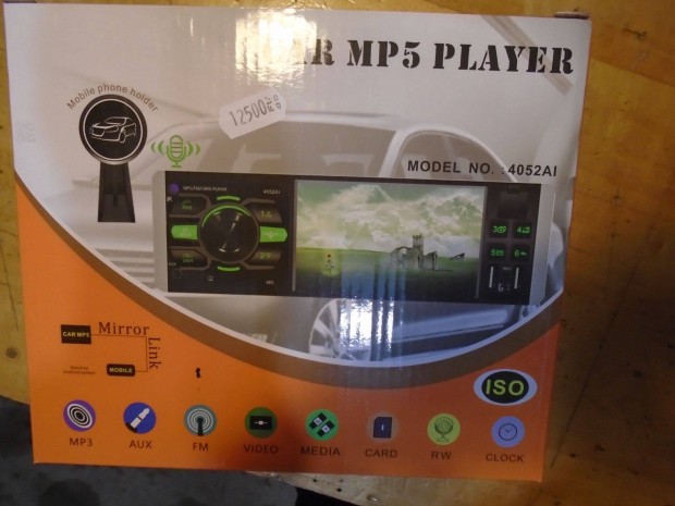 MP5 autórádió Új eladó