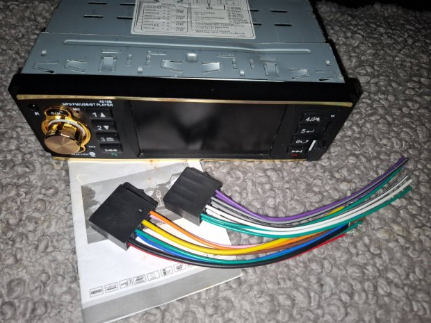 MP5 lejátszó Techstar 4319 1DIN, HD képernyő 4.1", USB, AUX IN