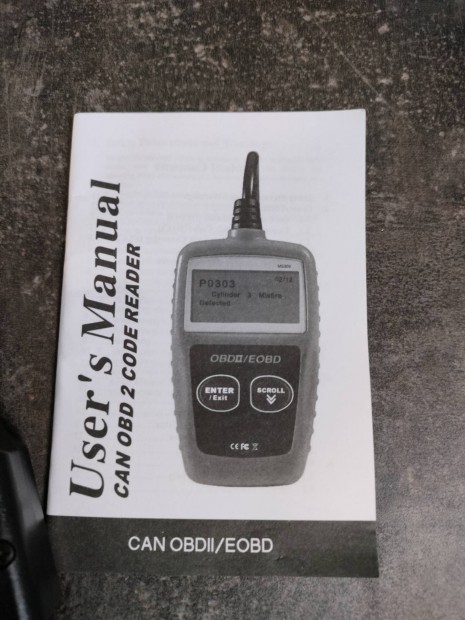 MS309 OBD2 autódiagnosztika hibakód olvasó és törlő új