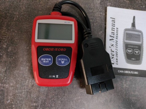 MS309 OBD2 autódiagnosztika hibakód olvasó és törlő új