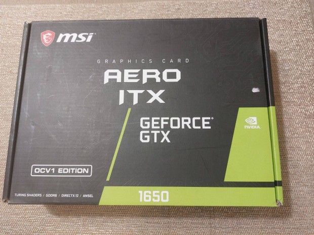 MSI Aero Gtx 1650 DDR6 4GB