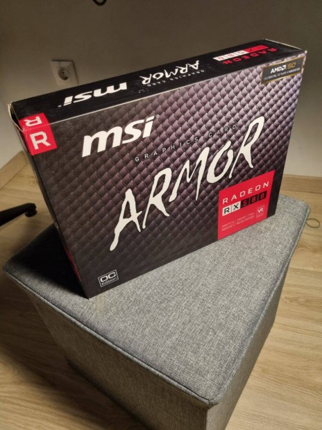 MSI Armor Radeon RX 580 8GB OC Edition Videkrtya