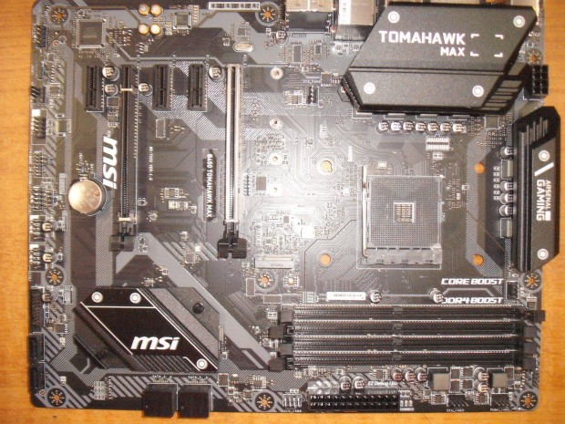 MSI B450 Tomahawk max AM4-es alaplap!