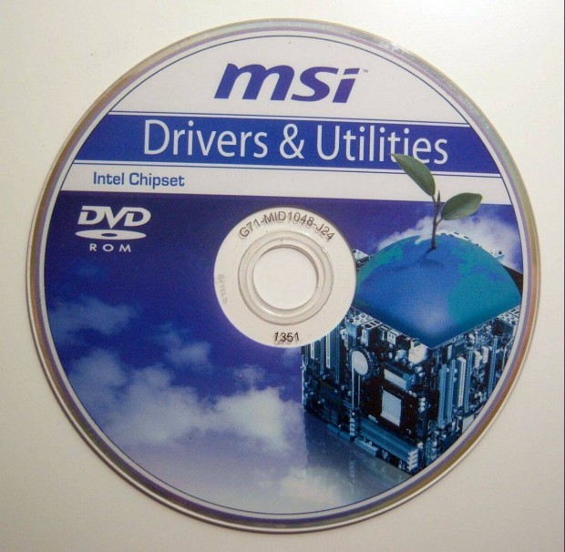 MSI Drivers & Utilities DVD-ROM (Intel Chipset 1351) 2013