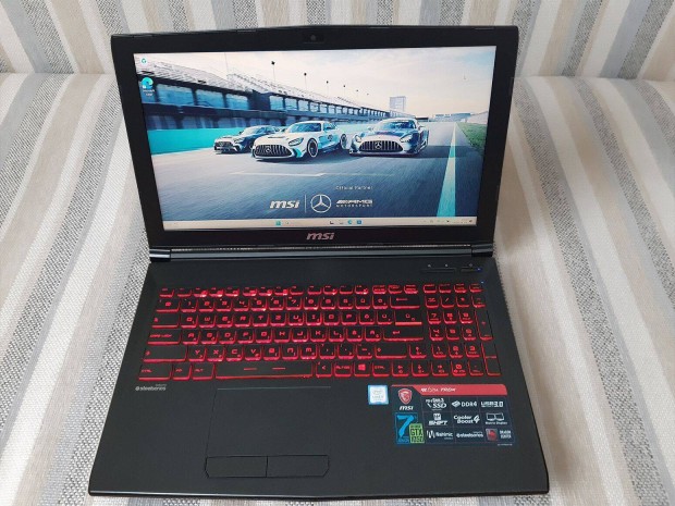 MSI GL62M i7-7700HQ Gtx 1050 4GB Steelseries gamer laptop