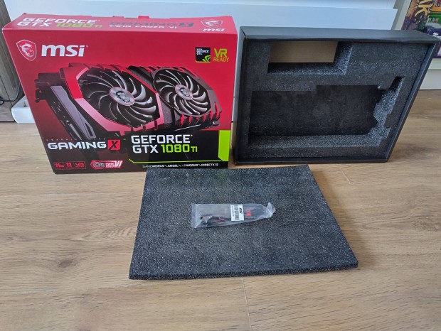MSI Gaming X Geforce Gtx 1080TI videókártya doboz