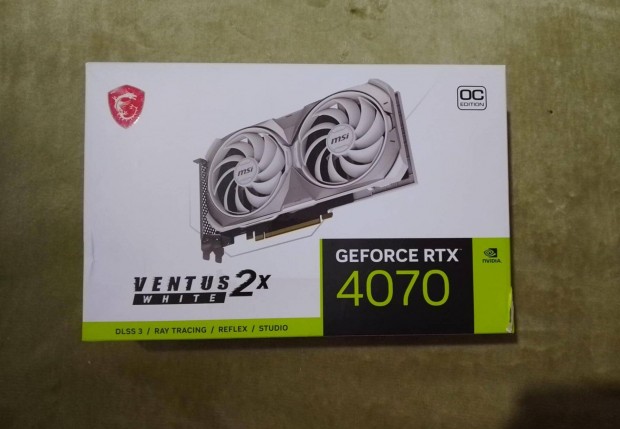 MSI Geforce Rtx 4070 Ventus 2X OC White 12GB Gddr6X 192bit