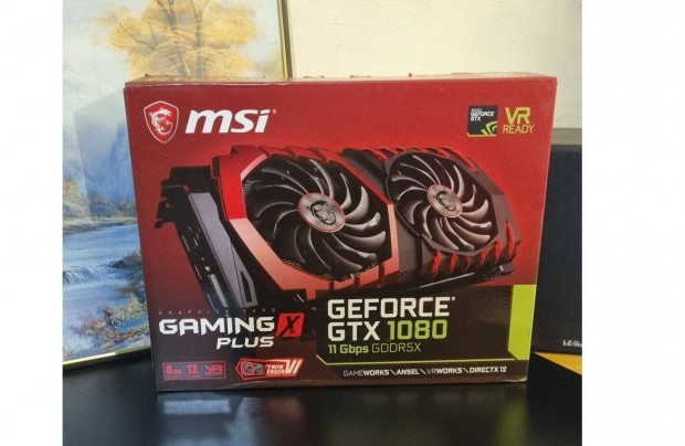 MSI Gtx 1080 Gaming X Plus 11gbps videkrtya