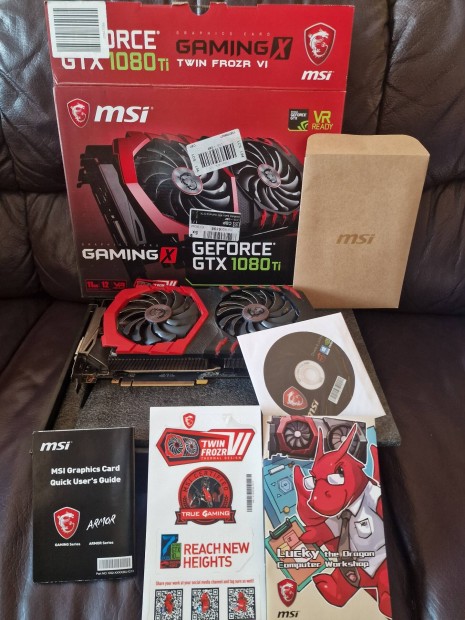 MSI Gtx 1080 Ti Gaming X 11GB Gddr5X 352bit videkrtya