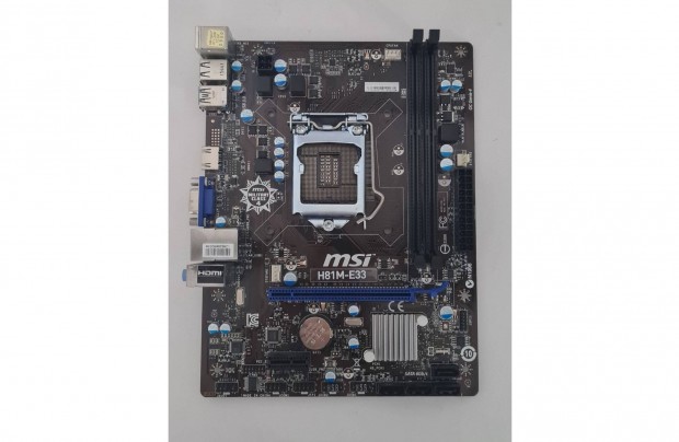 MSI H81M-E33 Alaplap