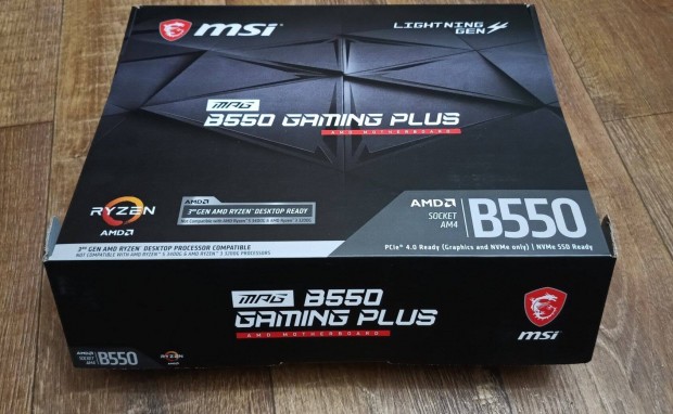 MSI MPG B550 Gaming PLUS Alaplap (AM4)