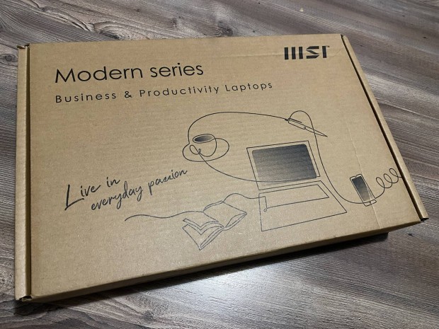 MSI Modern 15 Laptop fekete