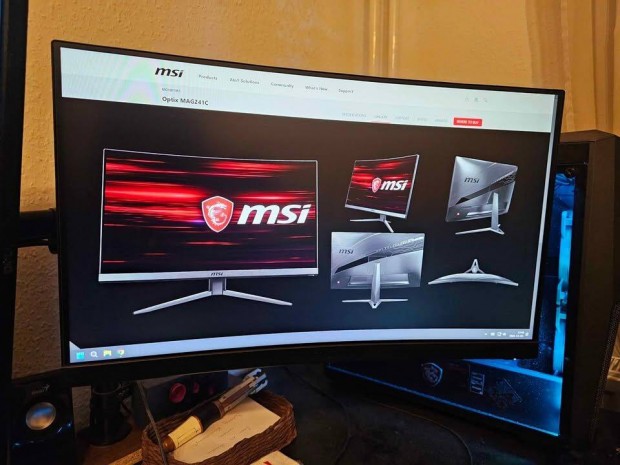 MSI Optix MAG241C Fullhd 144hz monitor