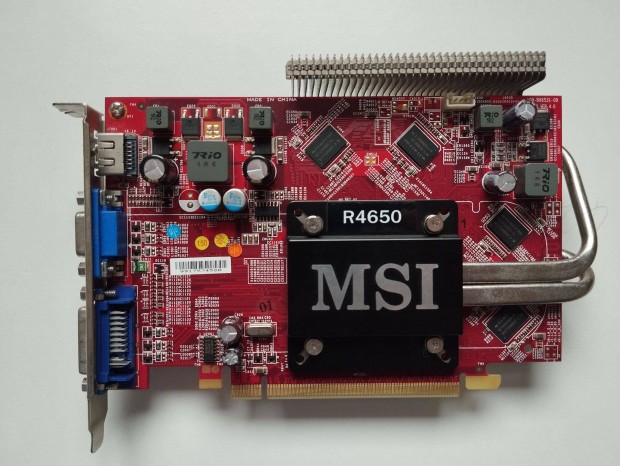 MSI Radeon HD4650 1GB 128bit Gddr2 R4650 Videokrtya