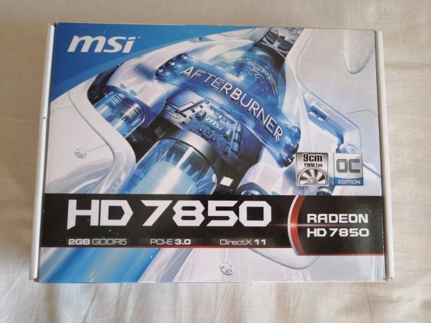MSI Radeon HD7850 OC 2GB 256bit Gddr5 R7850-2GD5/OC
