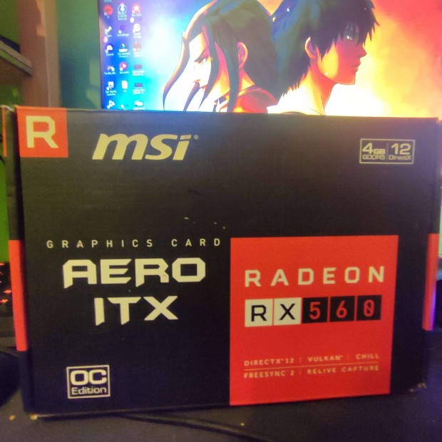 MSI Radeon RX 560 OC 4GB Gddr5 128bit
