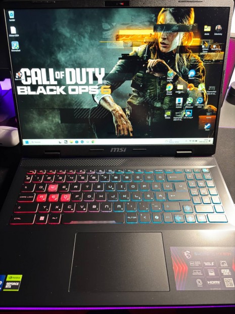 MSI Sword 16HX B13V Gamer Laptop