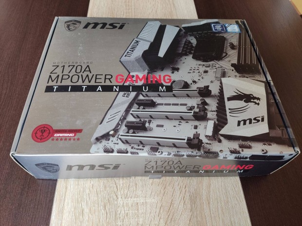MSI Z170A Mpower Gaming Titanium motherboard / alaplap 6. + 7. gen CPU