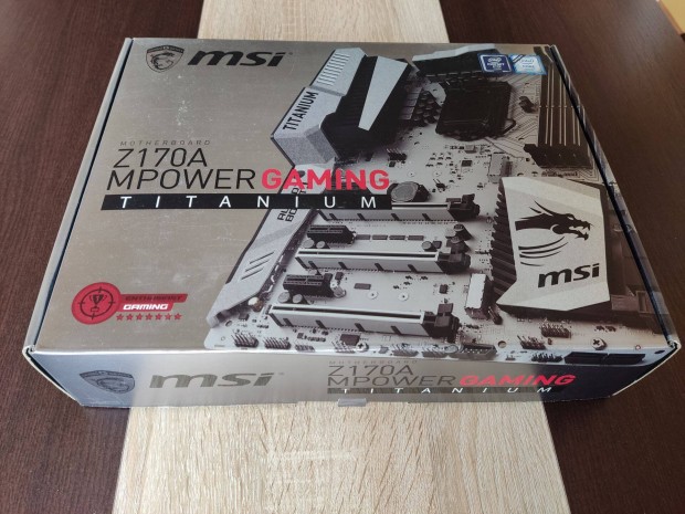MSI Z170A Mpower Gaming Titanium motherboard / hibtlan alaplap elad