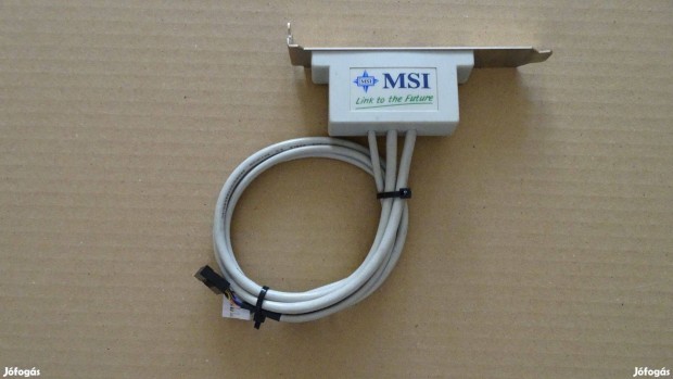 MSI alaplaphoz D-bracket diagnosztikai eszköz + 2db USB aljzat
