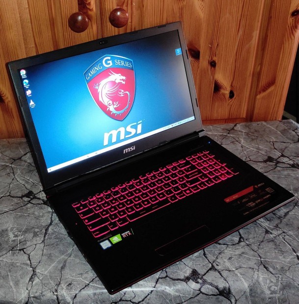 MSI brutl gamer laptop/i7-8750H/ Rtx 2060 6GB DDR6!