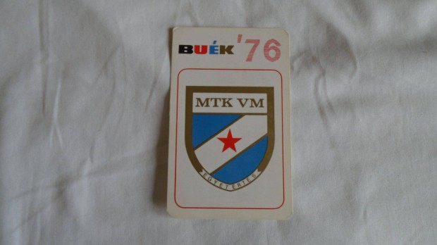 MTK - 1976-os Krtyanaptr - jszer - Gyjtknek!