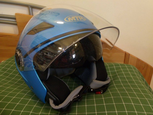 MTR nyitott bukósisak S 55-56cm méret napszemüveges motoros sisak