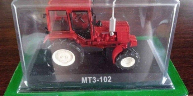 MTZ 102 (82R) traktor kisauto modell 1/43 Elad