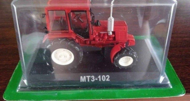 MTZ 102 (82R) traktor kisauto modell 1/43 Elad