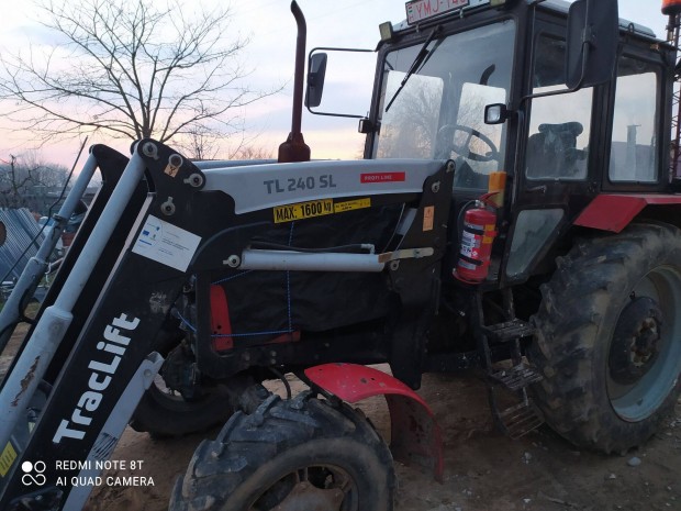 MTZ 82 traktor Tracklift homlokrakod elad