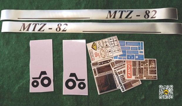 MTZ 82 utngyrtott matricakszlet