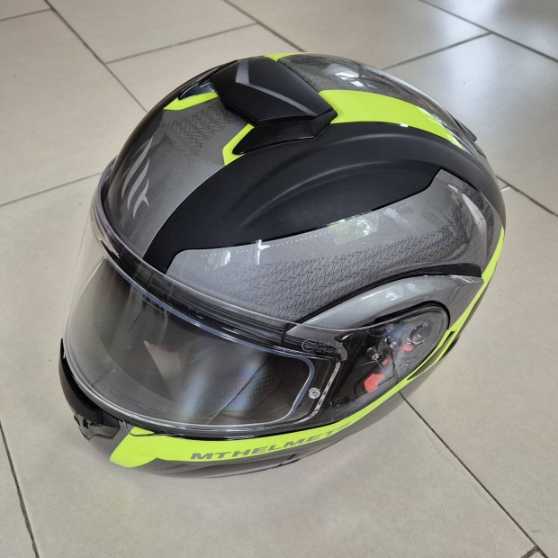 MT Helmets Atom Tarmac XL felnyithat buksisak fnyvdvel