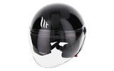 MT Helmets Jet / Nyitott bukósisak MT Street Uni fekete fényes S