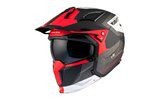 MT Helmets Streetfighter SV S Totem szürke/piros XS triál sisak