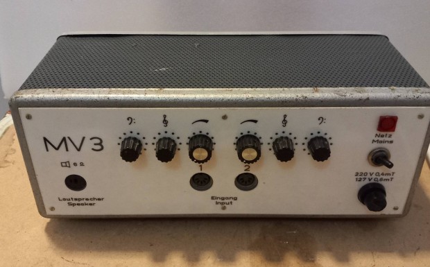 MV3 (MV 3) csöves erősítő