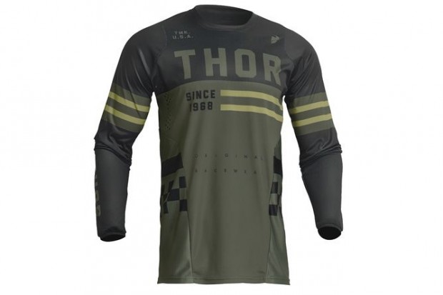 MX Gyermek Jersey Thor Pulse Combat hadizöld SM