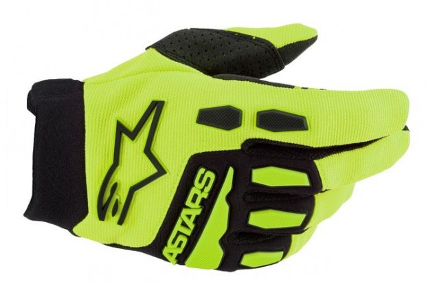 MX kesztyű Alpinestars gyerekeknek & ifjúságnak Full Bore neon sár