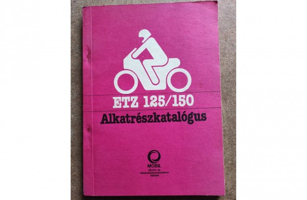 MZ ETZ 125 és 150 alkatrészkatalógus