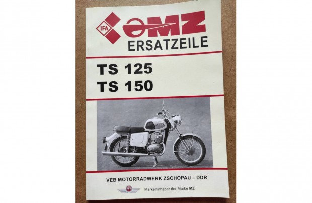 MZ TS 125, 150 alkatrszkatalgus