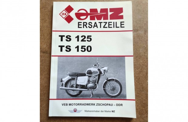 MZ TS 125 s TS 150 alkatrszkatalgus