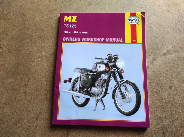 MZ TS 125 javtsi karbantartsi knyv